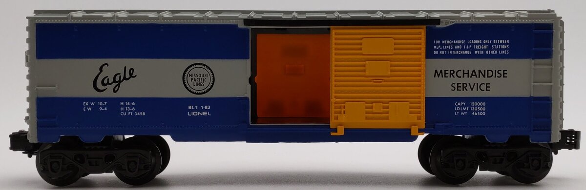 Lionel 6-9219 Missouri Pacific Operating Boxcar #9219 LN/Box