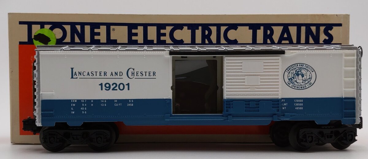 Lionel 6-19201 O Gauge Lancaster & Chester Boxcar #19201 LN/Box
