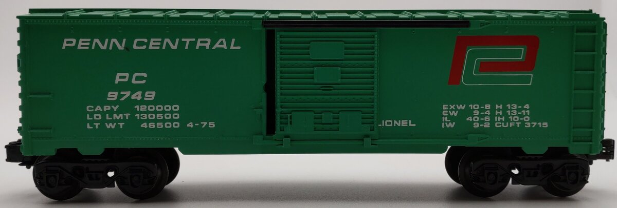 Lionel 6-9749 O Gauge Penn Central Boxcar #9749 EX/Box