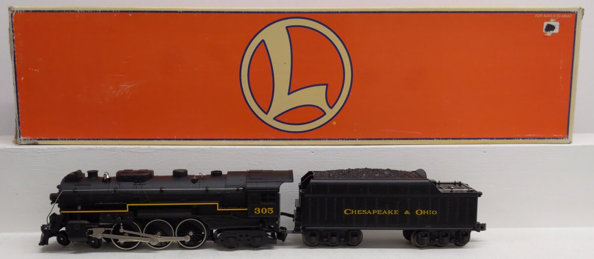 Lionel 6-18083 Chesapeake & Ohio Hudson 4-6-4 Steam Locomotive and Tender #305 LN/Box