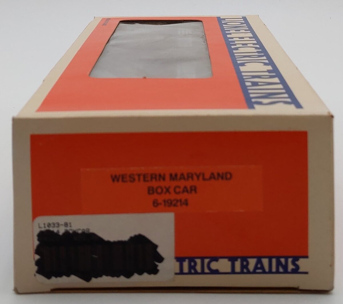 Lionel 6-19214 O Gauge Western Maryland Boxcar #19214 LN/Box