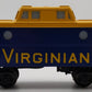 Lionel 6-9175 O Gauge Virginian Illuminated Caboose EX/Box
