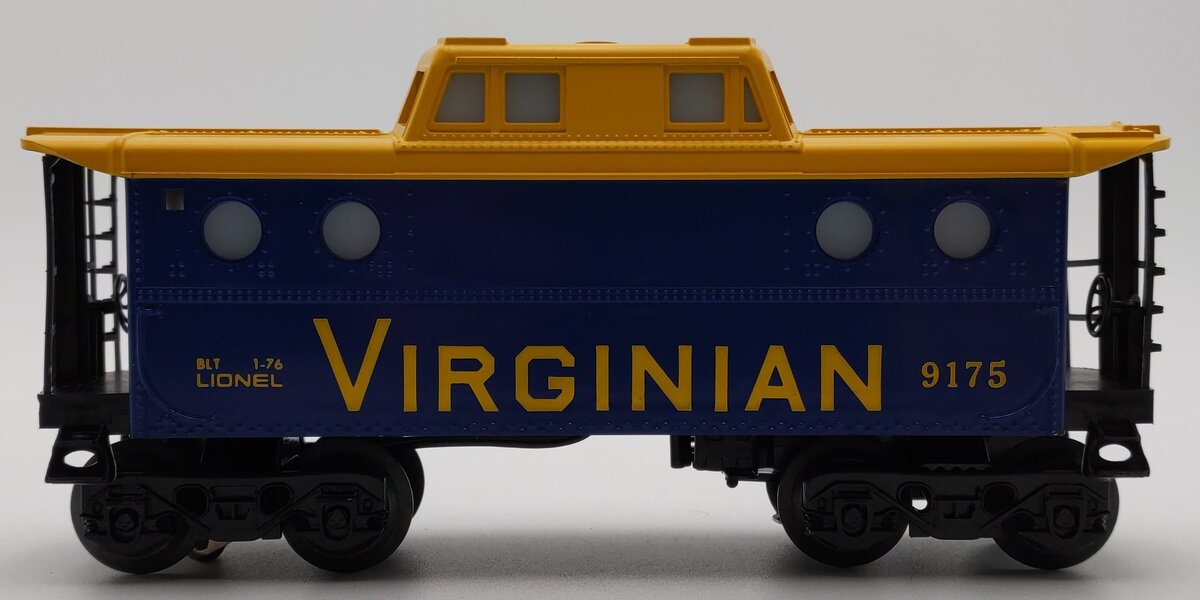 Lionel 6-9175 O Gauge Virginian Illuminated Caboose EX/Box