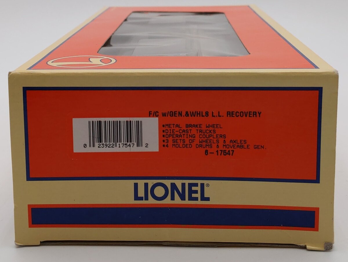 Lionel 6-17547 Lionel Lines Wreck Recovery Flatcar #6424 LN/Box