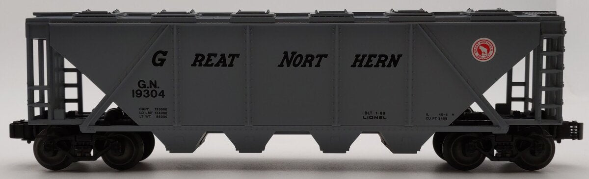 Lionel 6-19304 O Gauge Great Northern Covered Quad Hopper Car #19304 LN/Box
