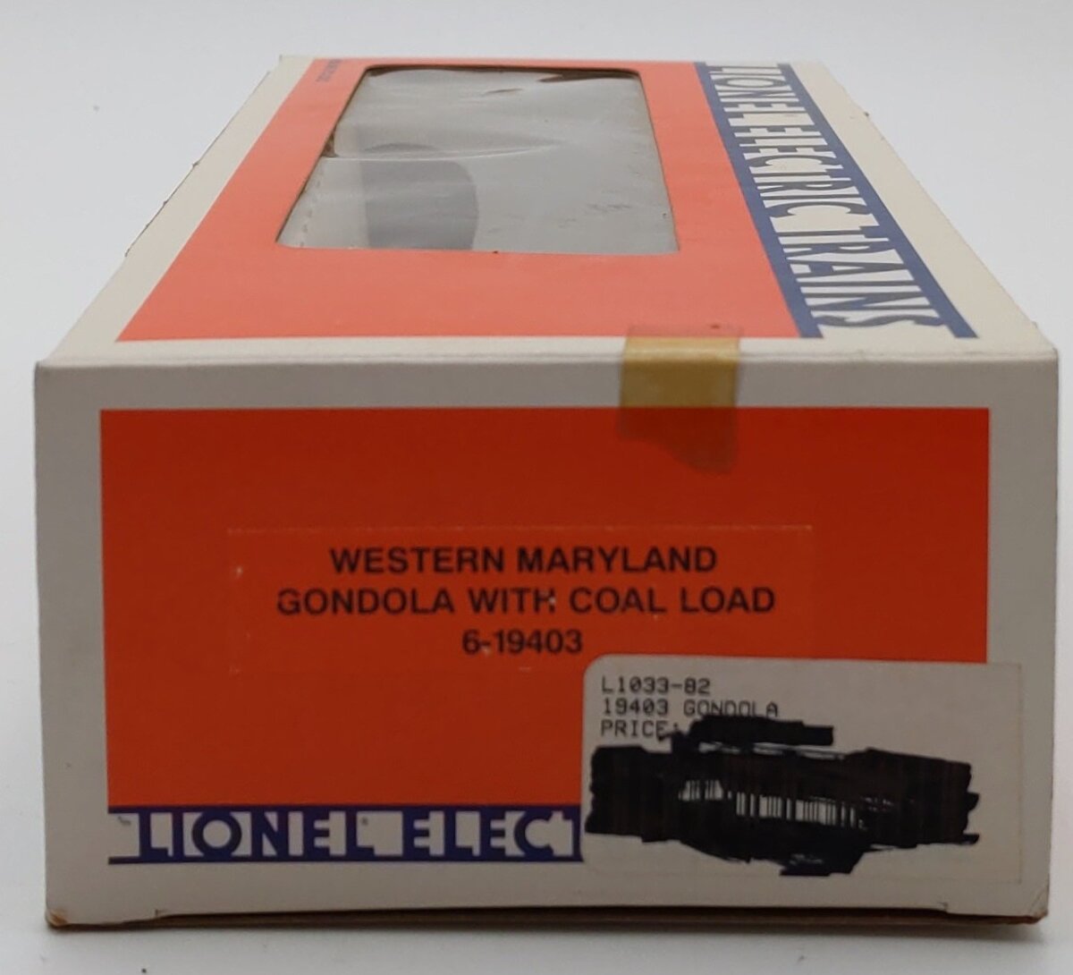 Lionel 6-19403 O Gauge Western Maryland Gondola with Coal Load #19403 LN/Box