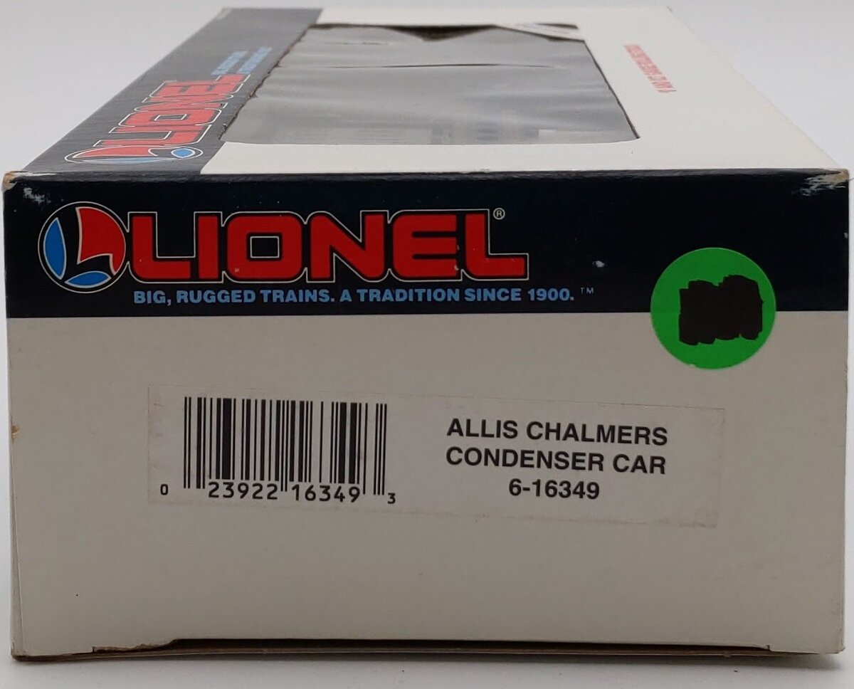 Lionel 6-16349 O Gauge Allis Chalmers Condenser Car LN/Box