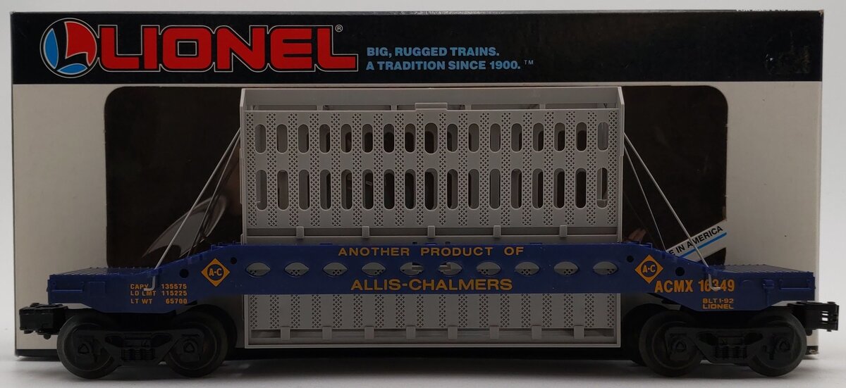 Lionel 6-16349 O Gauge Allis Chalmers Condenser Car LN/Box