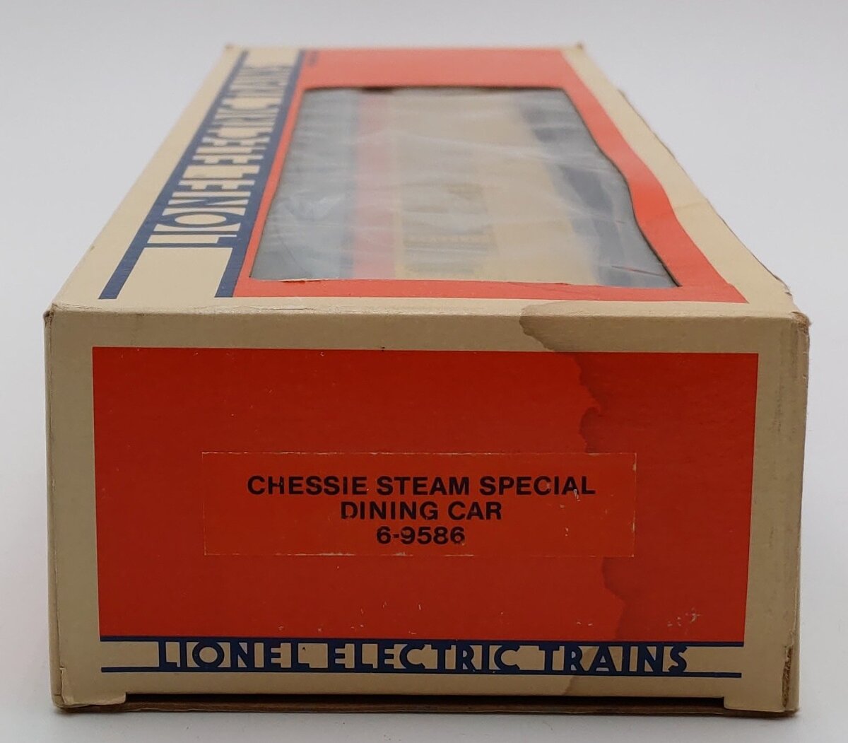 Lionel 6-9586 O Gauge Chessie Steam Special Dining Car #9586 VG/Box