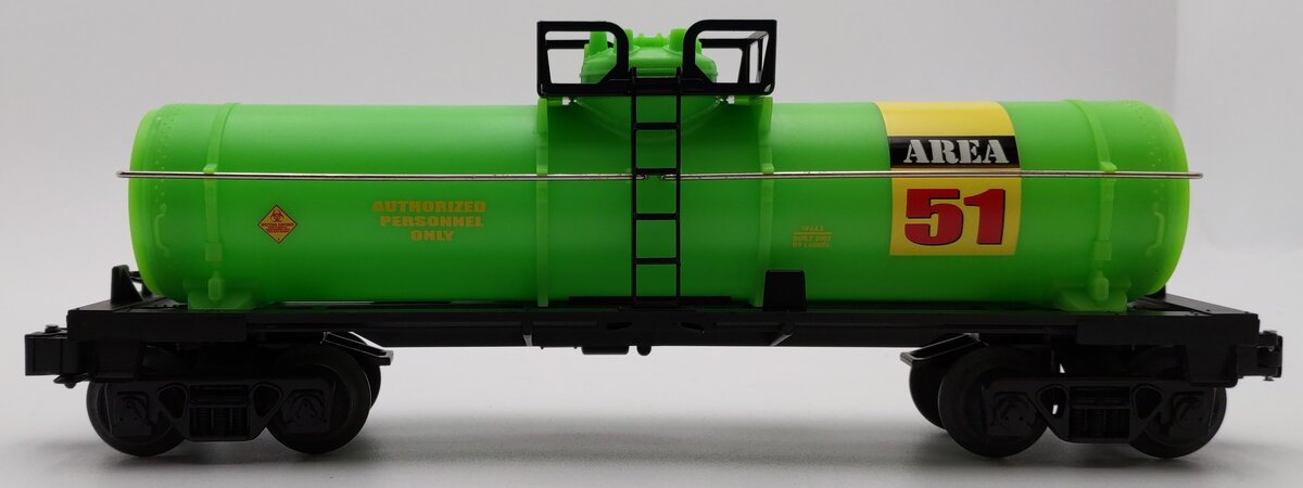 Lionel 6-19643 Alien Area 51 Single Dome Tank Car LN/Box