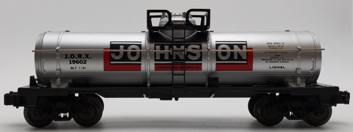 Lionel 6-19602 O Gauge Johnson Single Dome Tank Car #19602 LN/Box
