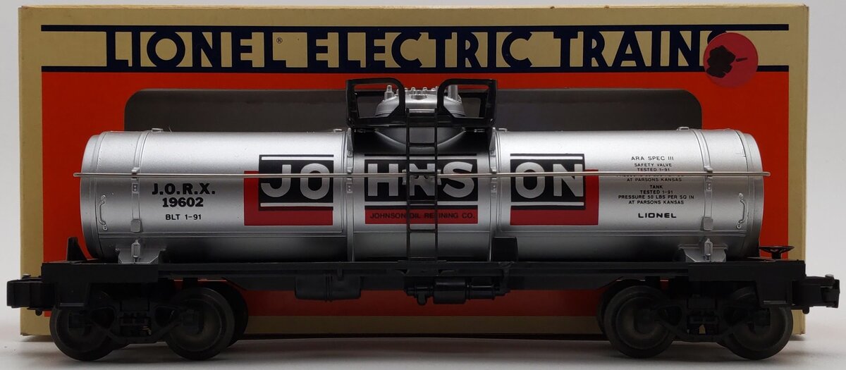 Lionel 6-19602 O Gauge Johnson Single Dome Tank Car #19602 LN/Box