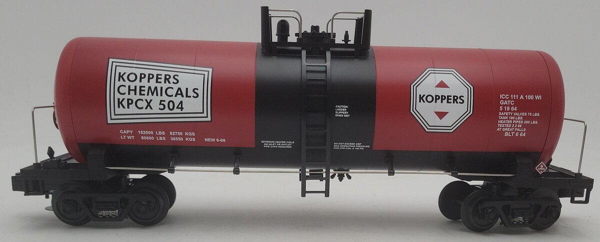 MTH 20-96059 O Koppers Tank Car #504 EX/Box