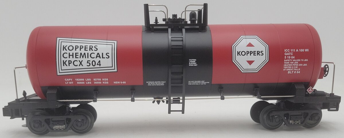 MTH 20-96059 O Koppers Tank Car #504 EX/Box