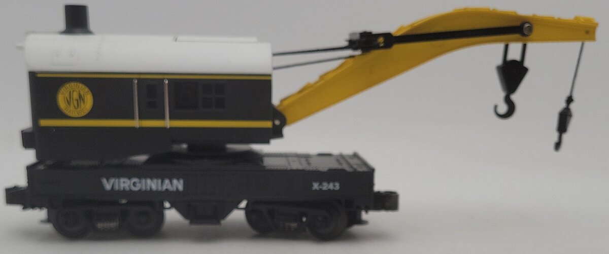 MTH 30-7018D Virginian Crane Car EX/Box