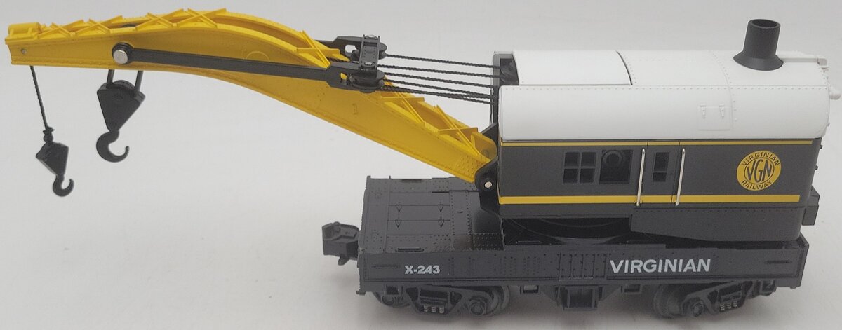 MTH 30-7018D Virginian Crane Car EX/Box