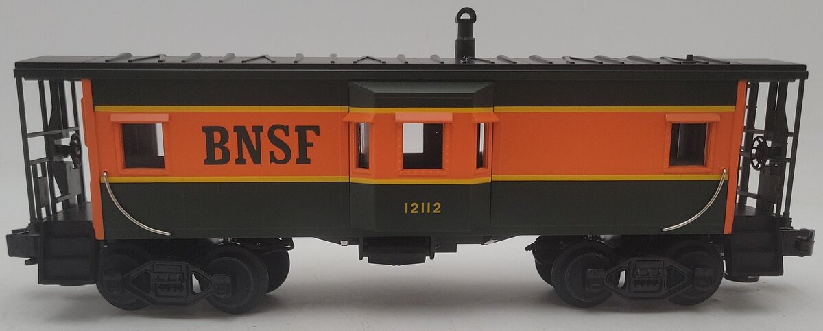 MTH 30-7718 O Gauge Burlington Northern Santa Fe Bay Window Caboose #12112 EX/Box