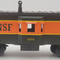 MTH 30-7718 O Gauge Burlington Northern Santa Fe Bay Window Caboose #12112 EX/Box