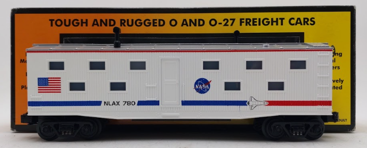 MTH 30-7989 O Gauge NASA Bunk Car LN/Box