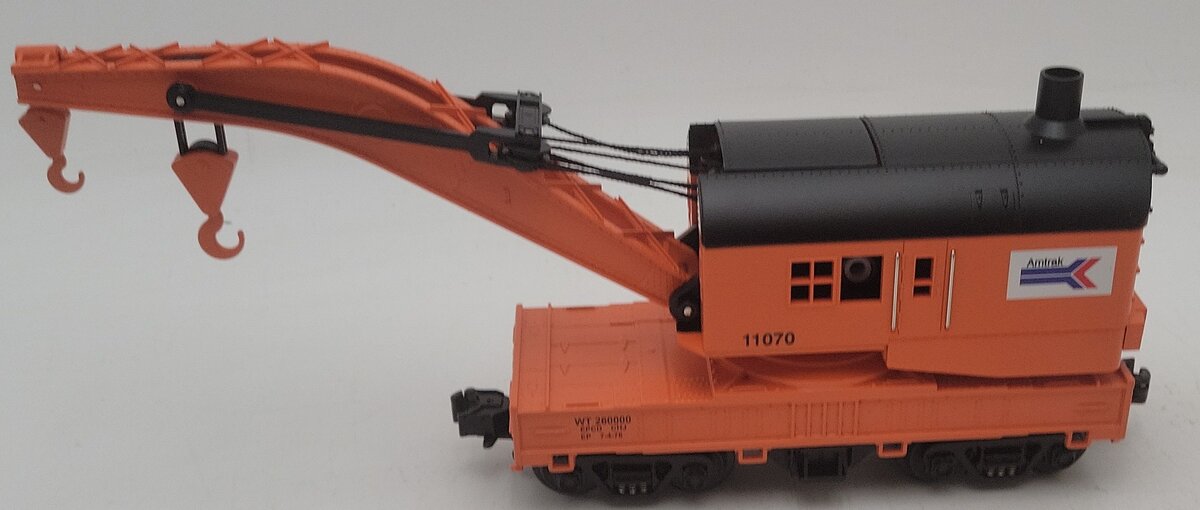 MTH 30-7918 O Gauge Amtrak Crane Car EX/Box