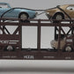 MTH 30-7638 O Gauge MTH Auto Transport Carrier with 4 Autos EX/Box