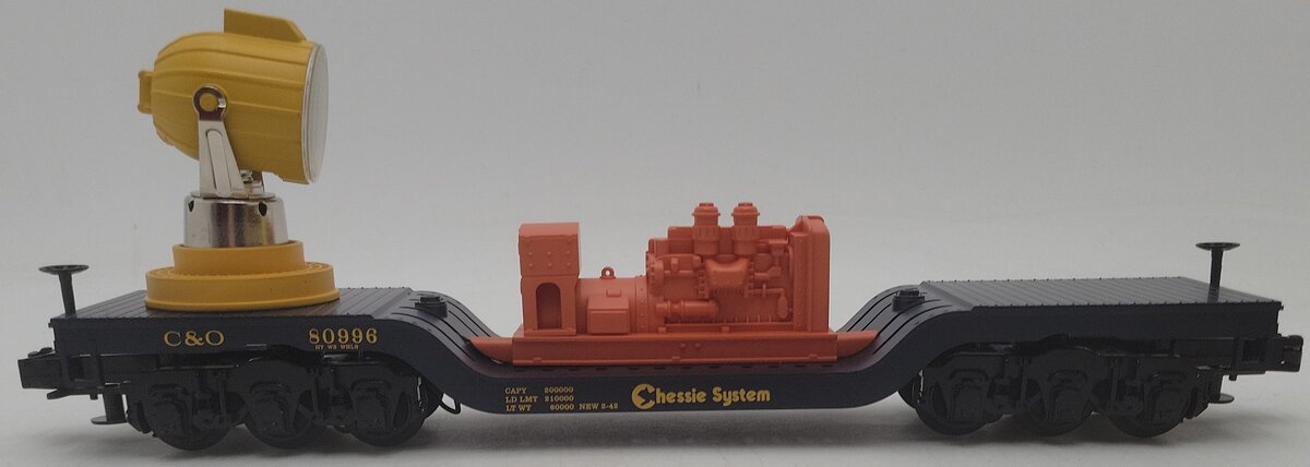 MTH 30-7933 O Gauge Chessie Searchlight Car EX/Box