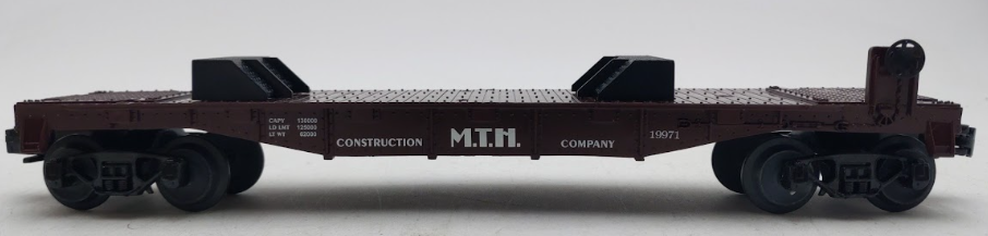 MTH 30-7614 O Gauge MTH Construction Flatcar LN/Box