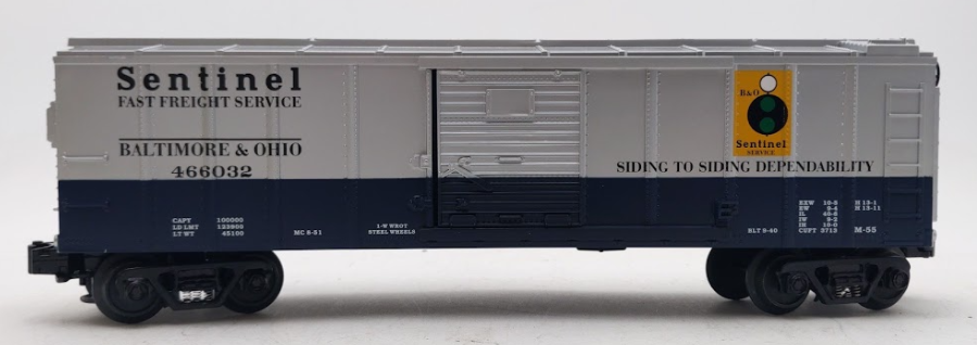 MTH O Gauge Baltimore & Ohio Sentinel Boxcar #466032 LN/Box
