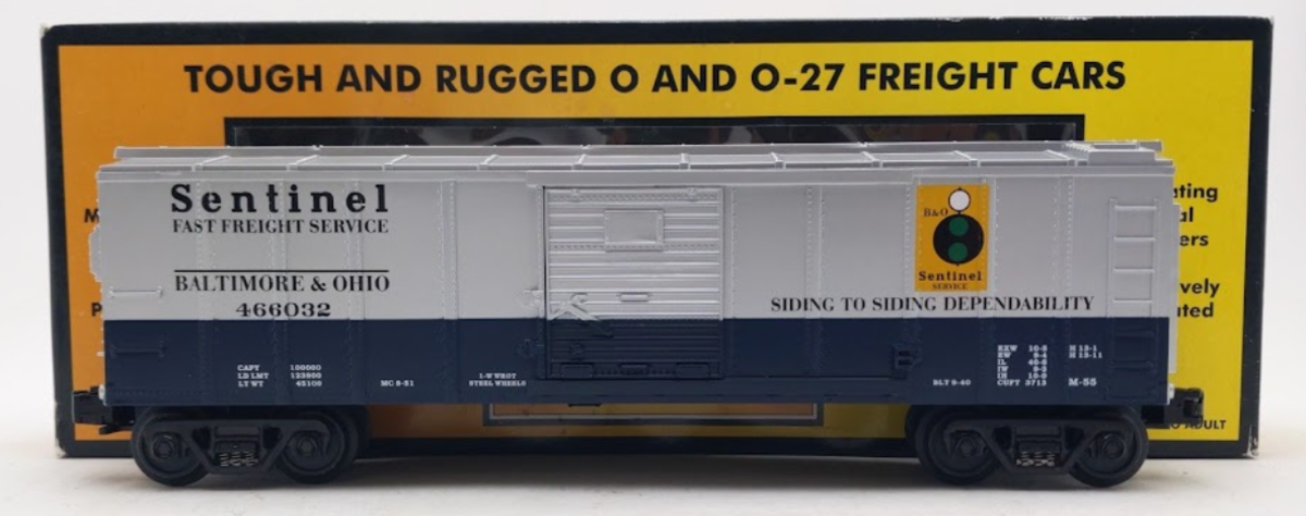 MTH O Gauge Baltimore & Ohio Sentinel Boxcar #466032 LN/Box