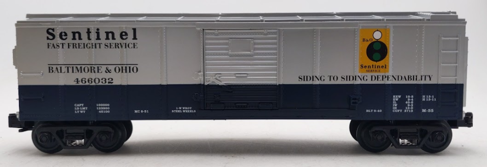 MTH O Gauge Baltimore & Ohio Sentinel Boxcar #466032 LN/Box