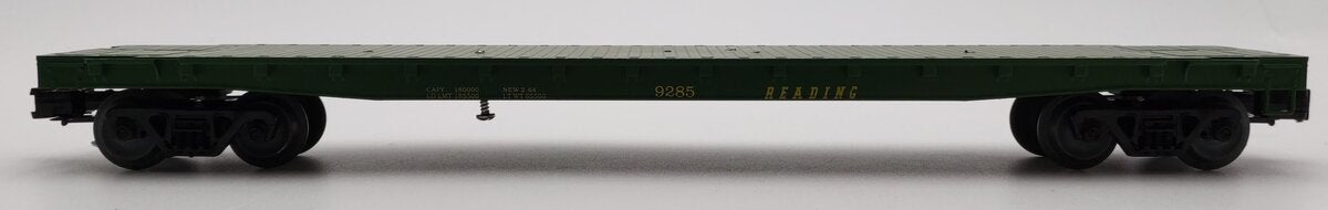 Weaver U2514 O Gauge Reading 50' Flatcar #9285 VG/Box