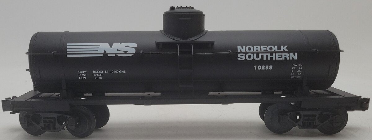 MTH 30-7312 O Gauge Norfolk Southern Single Dome Tank Car #10238 EX/Box