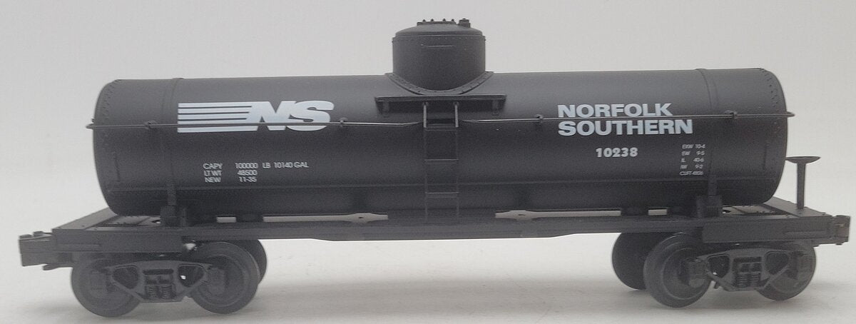 MTH 30-7312 O Gauge Norfolk Southern Single Dome Tank Car #10238 EX/Box