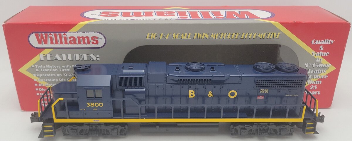 Williams GP38105 Baltimore & Ohio Powered A Unit with Horn EX/Box