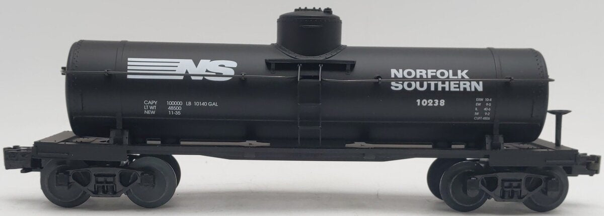 MTH 30-7312 O Gauge Norfolk Southern Single Dome Tank Car #10238 EX/Box