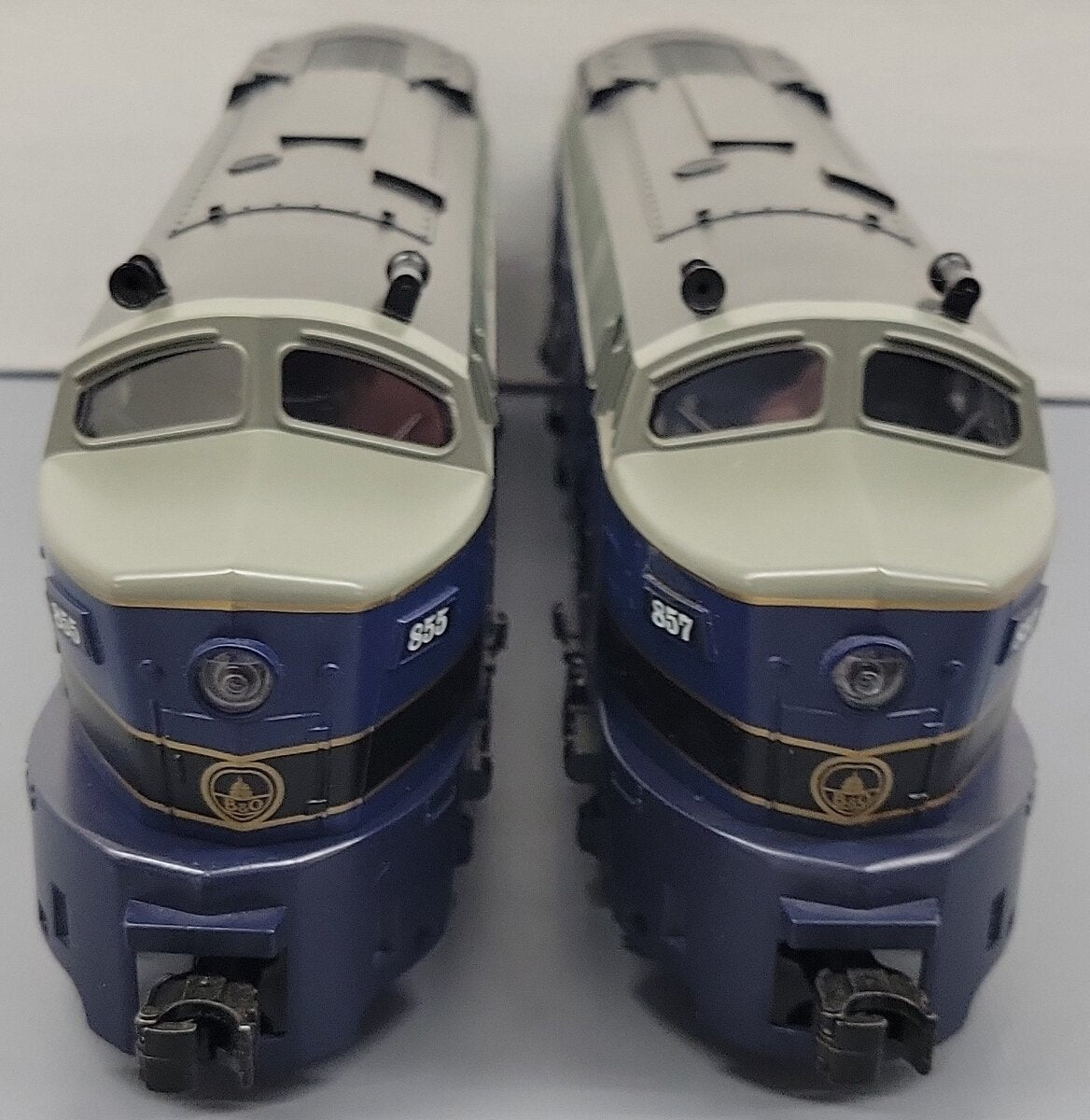 Williams SN2001 B&O Sharknose AA Diesel Set w/TMCC EX/Box