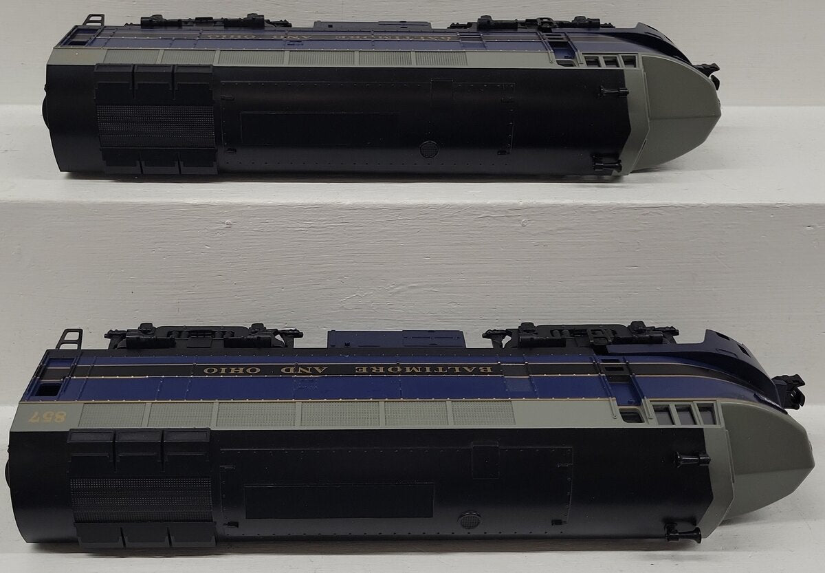 Williams SN2001 B&O Sharknose AA Diesel Set w/TMCC EX/Box