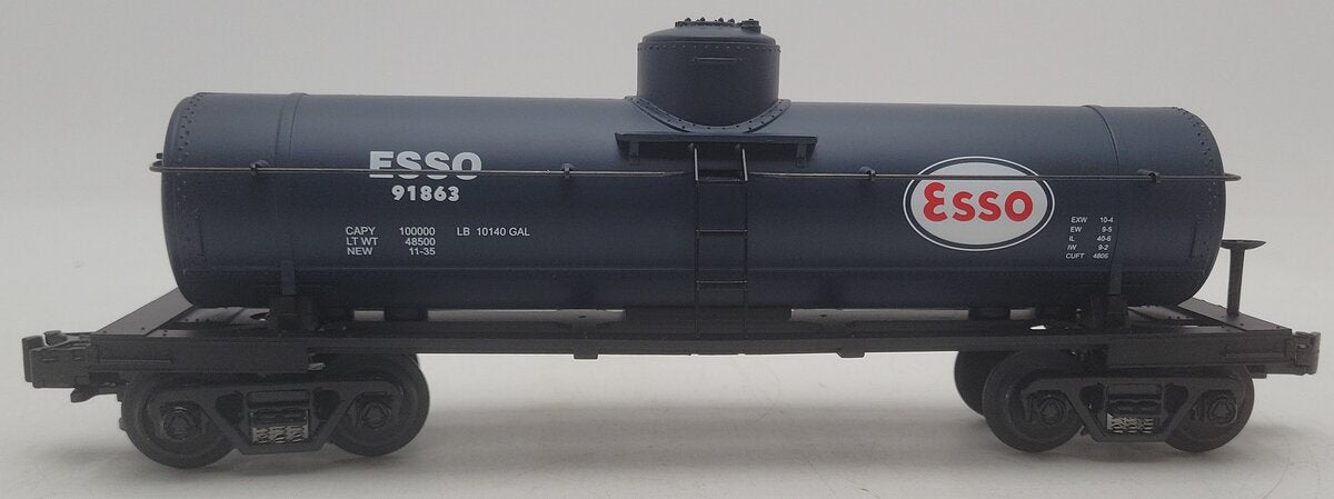 MTH 30-7314 O Gauge ESSO Single Dome Tank Car #91863 EX/Box