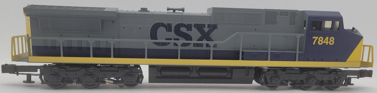 Williams DA112 CSX GE Dash-8 Diesel Locomotive w/ Horn #7848 VG/Box