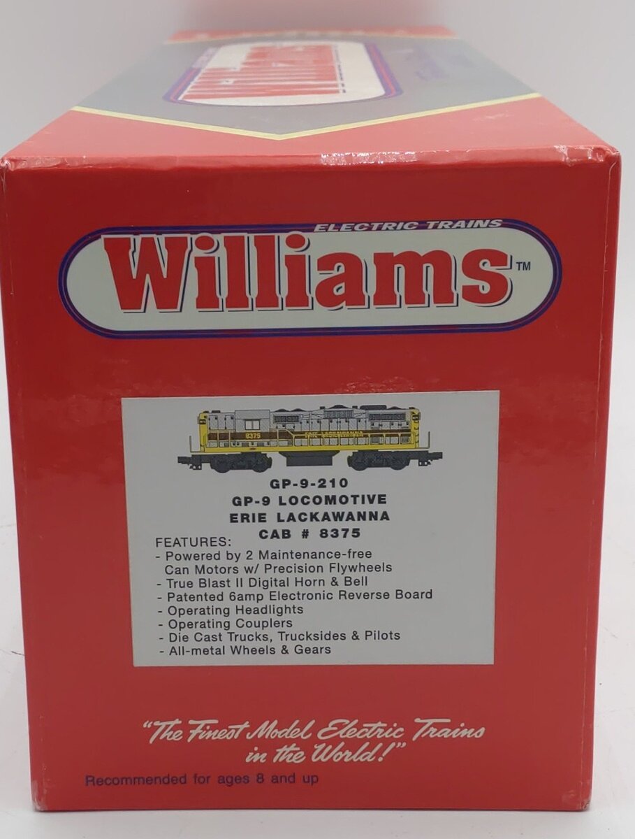 Williams GP9-210 O Erie Lakawanna GP-9 Dummy Diesel Locomotive #1261 EX/Box