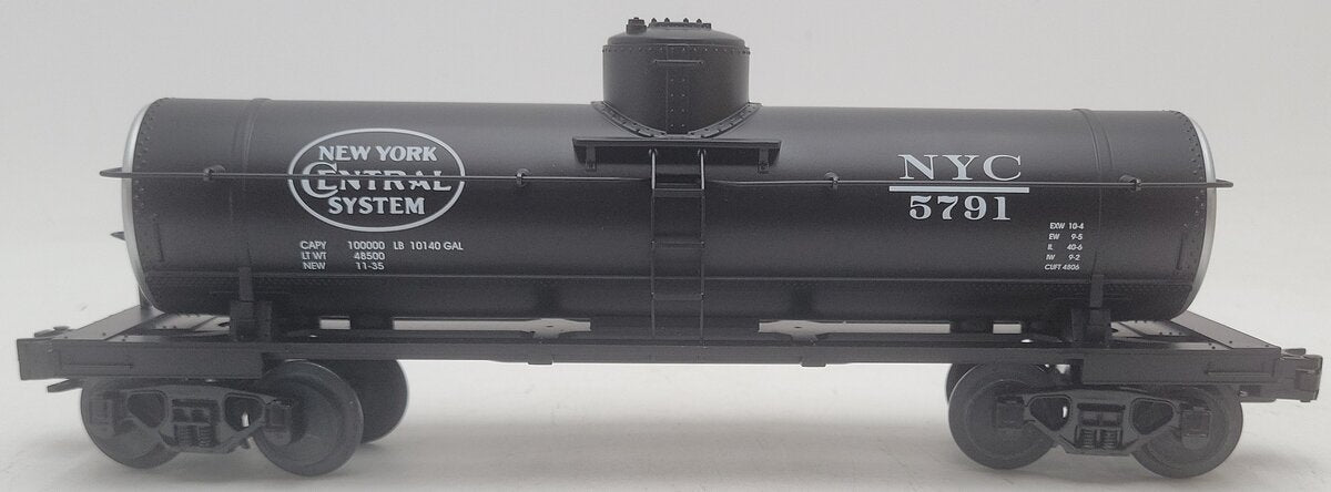 MTH 30-7310 New York Central Semi-Scale Tank Car #5791 EX/Box