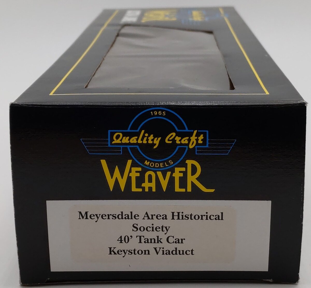 Weaver MAHS-2000 O Meyersdale Area Historical Society Keystone Viaduct 40' Tank EX/Box