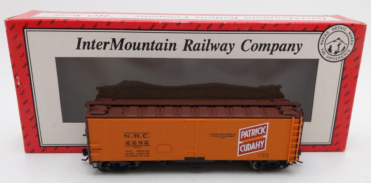 InterMountain 45526-12 HO Scale Patrick Cudahy Steel Sided Ice Bunker Car #2292 LN/Box