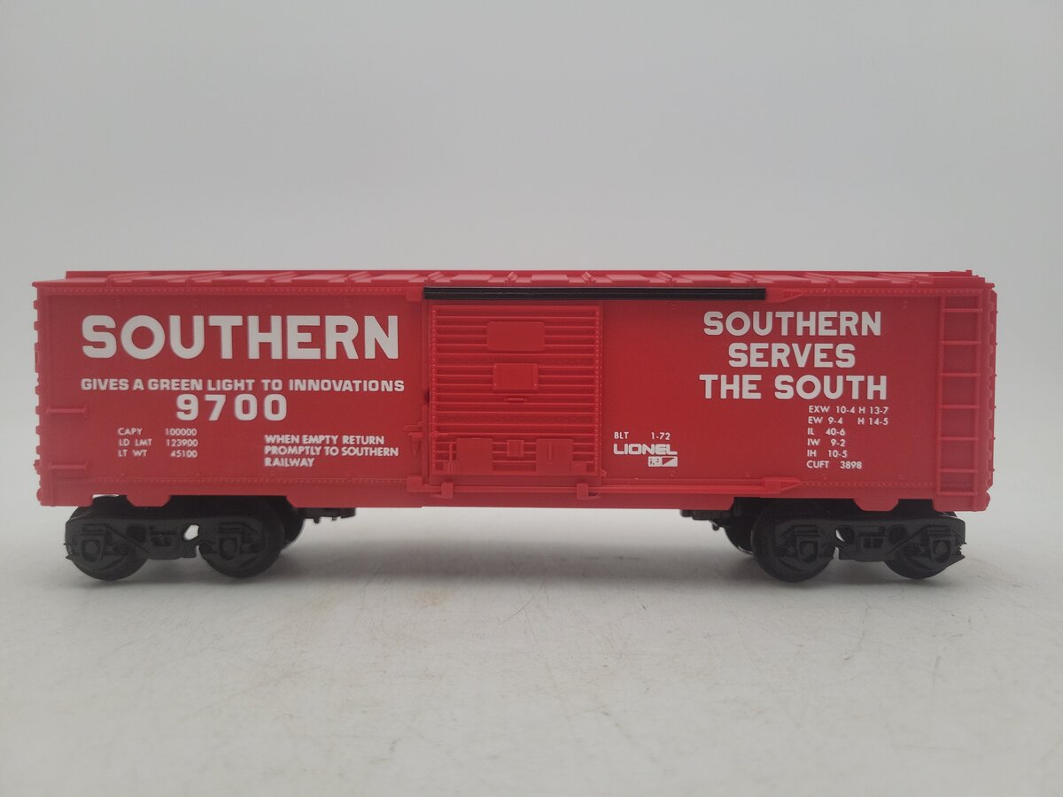 Lionel 6-9700 O Gauge Southern 'Serves The South' Box Car #9700 LN