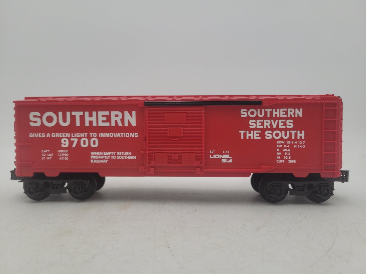 Lionel 6-9700 O Gauge Southern 'Serves The South' Box Car #9700 LN