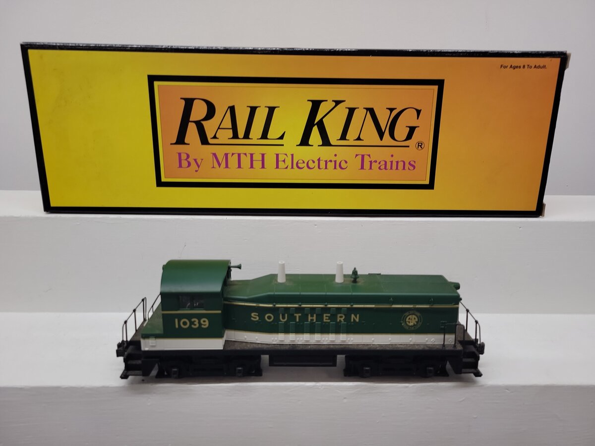MTH 30-2157-0 Southern NW-2 Diesel Switcher w/Horn #1039 EX/Box