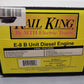 MTH 30-2839-3 O Gauge Southern E-8 B-Unit Non-Powered Diesel Engine EX/Box