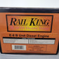 MTH 30-2839-3 O Gauge Southern E-8 B-Unit Non-Powered Diesel Engine EX/Box