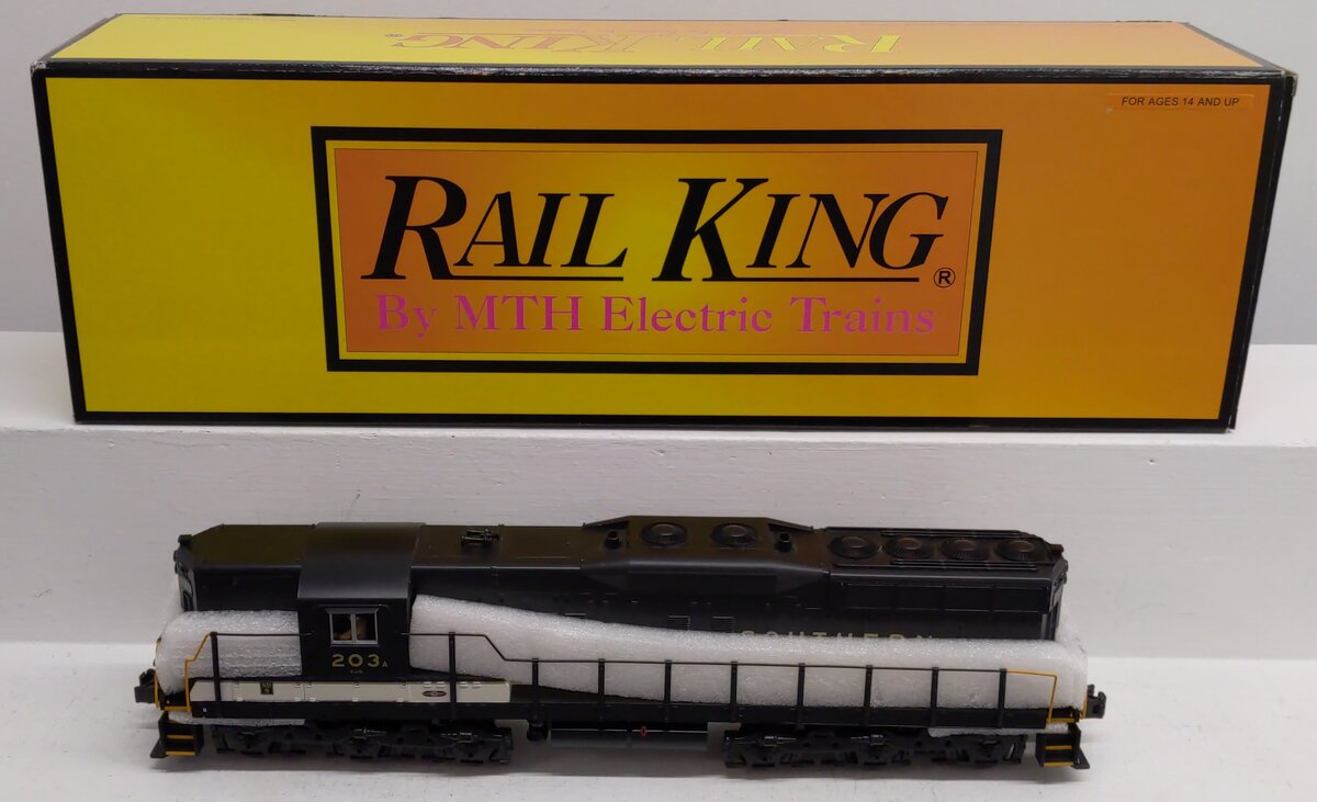 MTH 30-2874-1 Southern SD-9 Diesel Engine #203 w/Proto-Sound 2.0 EX/Box