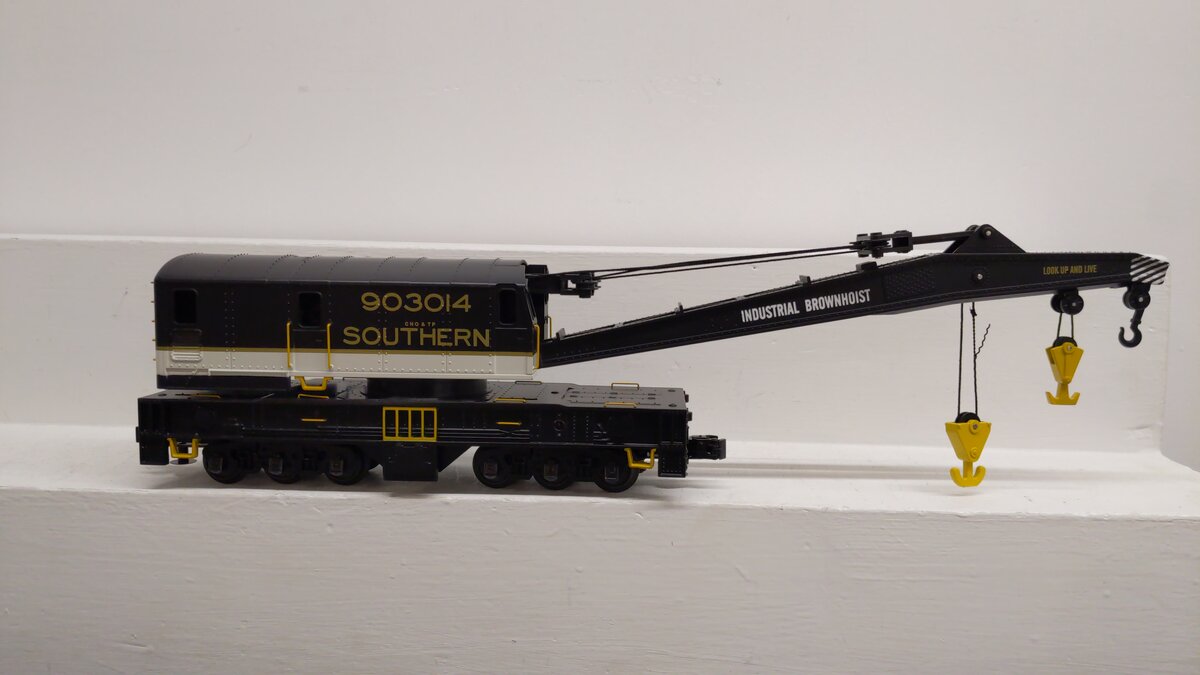 MTH 20-98524 O Gauge Southern Crane Car #903014 EX/Box